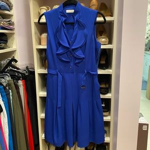 Blue Calvin Klein dress